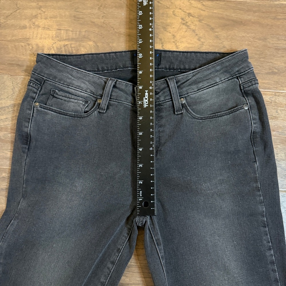 Paige Verdugo Ankle Skinny Jeans Faded Black Mid Rise Womens Size 28 Made in USA - Picture 6 of 7
